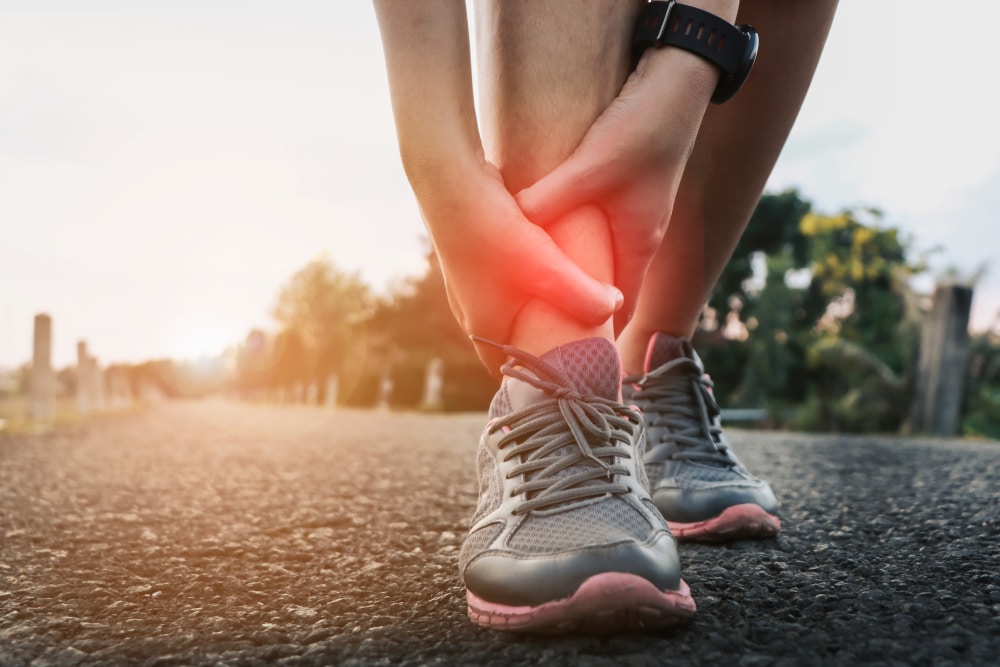 Ankle,Twist,Sprain,Accident,In,Sport,Exercise,Running,Jogging.sprain,Or